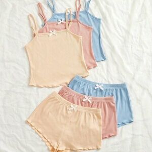 3 Pack Of 2 Piece Set Of Pajamas